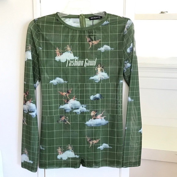 SHANE JUSTIN Romper Fashion Gawd Mesh Jumpsuit Green Plus Size 3X Size 1X 2X - Picture 1 of 16